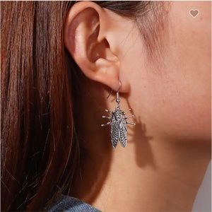 Flying Insect Big Bug Earrings